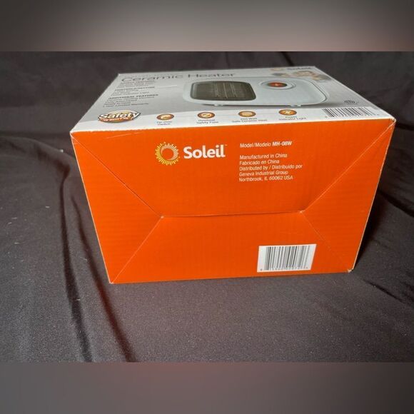 NEW Soleil MH-08W 250 Watts Personal Electric Ceramic Space Desktop Heat… - Picture 10 of 11